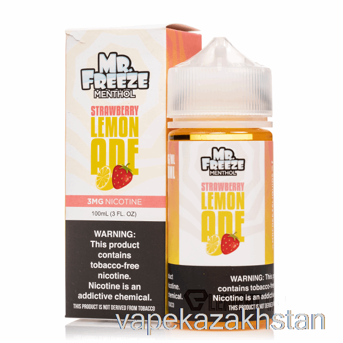 Vape Disposable Strawberry Lemonade - Mr Freeze - 100mL 3mg